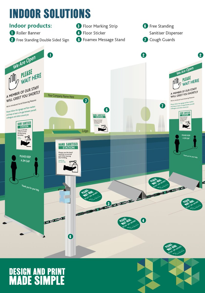 SVPdesignprint's tweet photo. Are you looking for the perfect social distancing solution? 🌟

Our new brochure is now available!

Click here >> https://t.co/WYY6UGnhL3 << to download the brochure and find out more about all the products, you may need, to get back to business safely. 🌟 https://t.co/vIMIryxaDX
