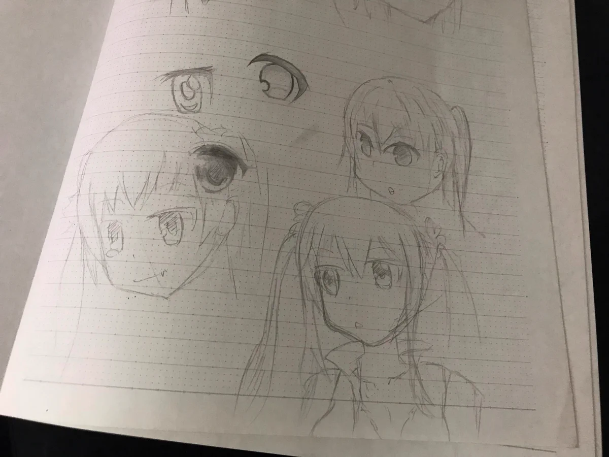 2017→2020年のイラスト比較！３年間の努力の成果がこちら！！