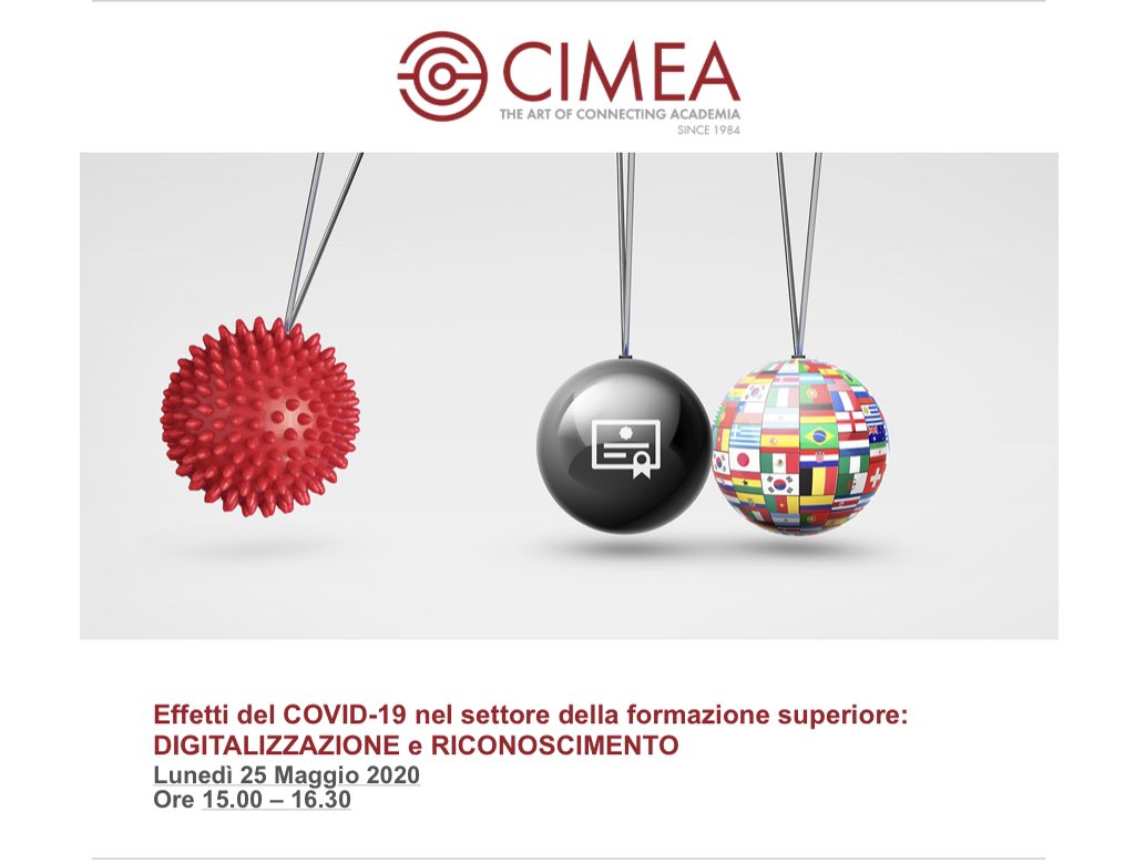 CIMEA_Naric's tweet photo. Registration for the next Webinar on #digitalization and #recognition is now open! We will present #DigiRec project, co-funded by the @EU_Commission #ErasmusPlus, and @diplo_me as example of the application of #blockchaintechnology in #recognition and #studentdata exchange. https://t.co/6QzKWeXNN7