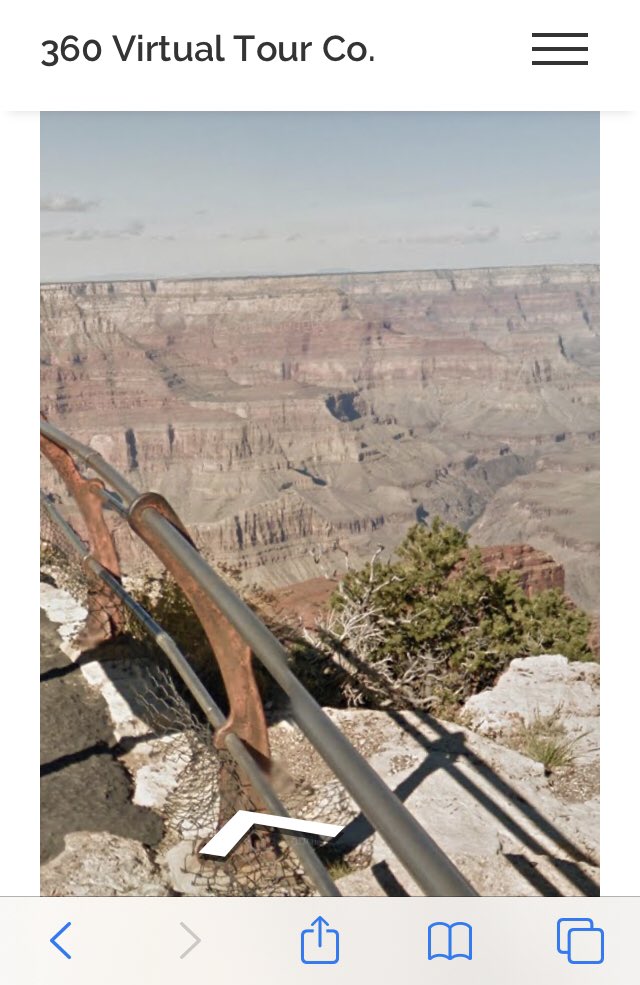 JulieGittoes's tweet image. Today’s #LockdownLeave took me on a #VirtualTour of the #GrandCanyon It doesn’t capture the scale of it; but amazing &amp;amp; humbling to be able to glimpse something of its beauty courtesy of this site: 360virtualtour.co/portfolio/the-…