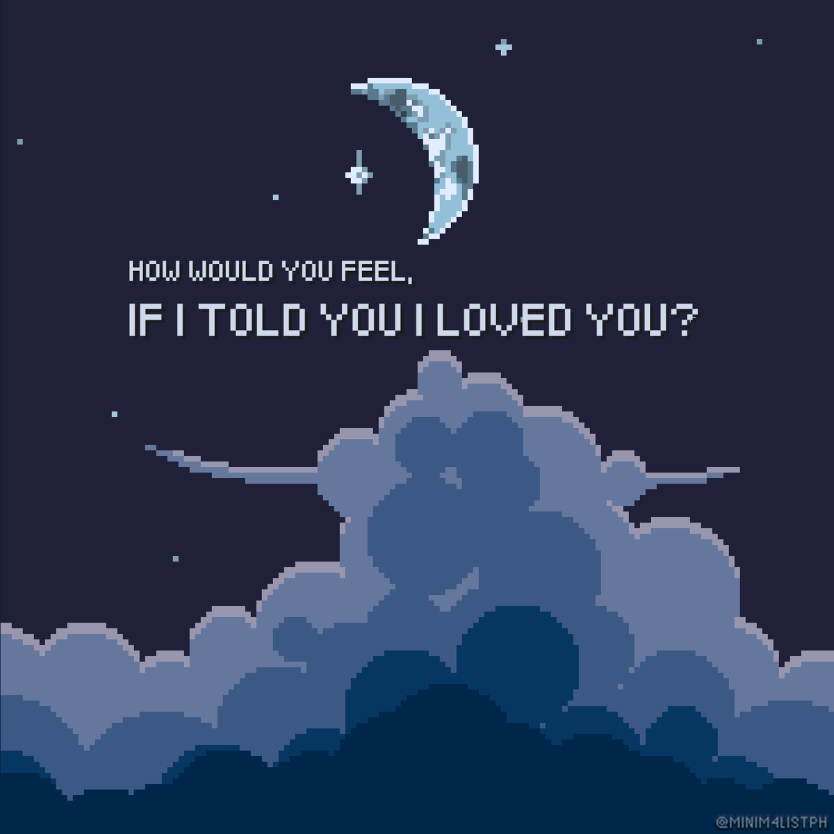 Minim4listPH's tweet photo. How would you feel || Ed Sheeran

#ドット絵 #pixelart #lyrics https://t.co/CGYtwa1gOK