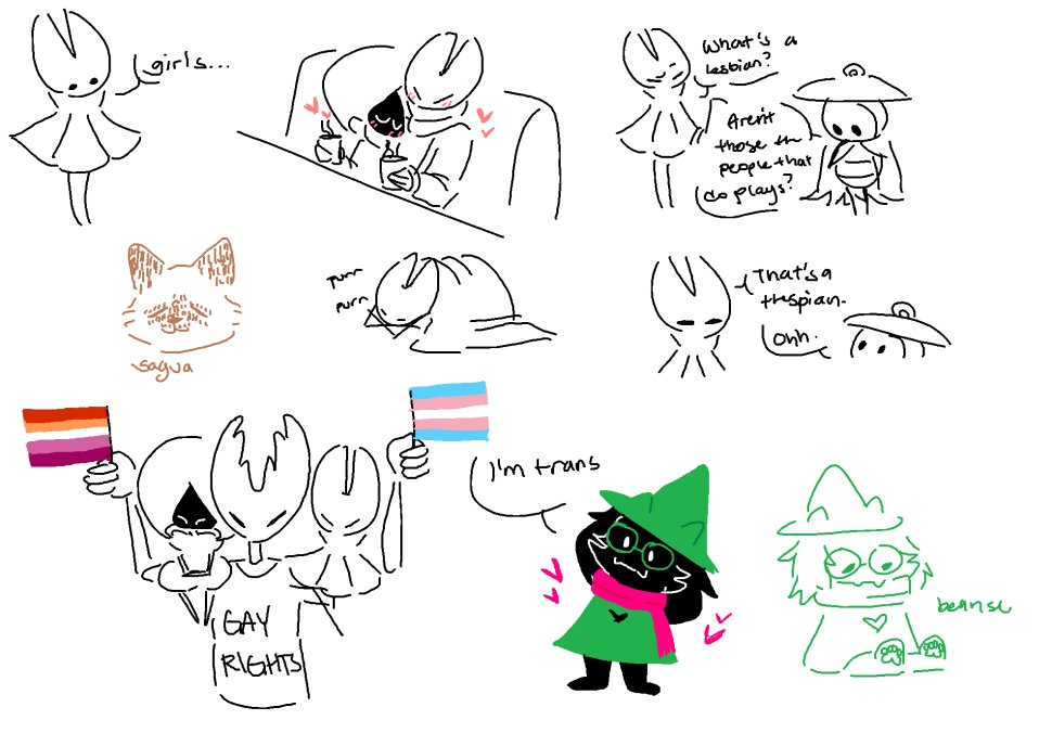 doodles from the stream! 