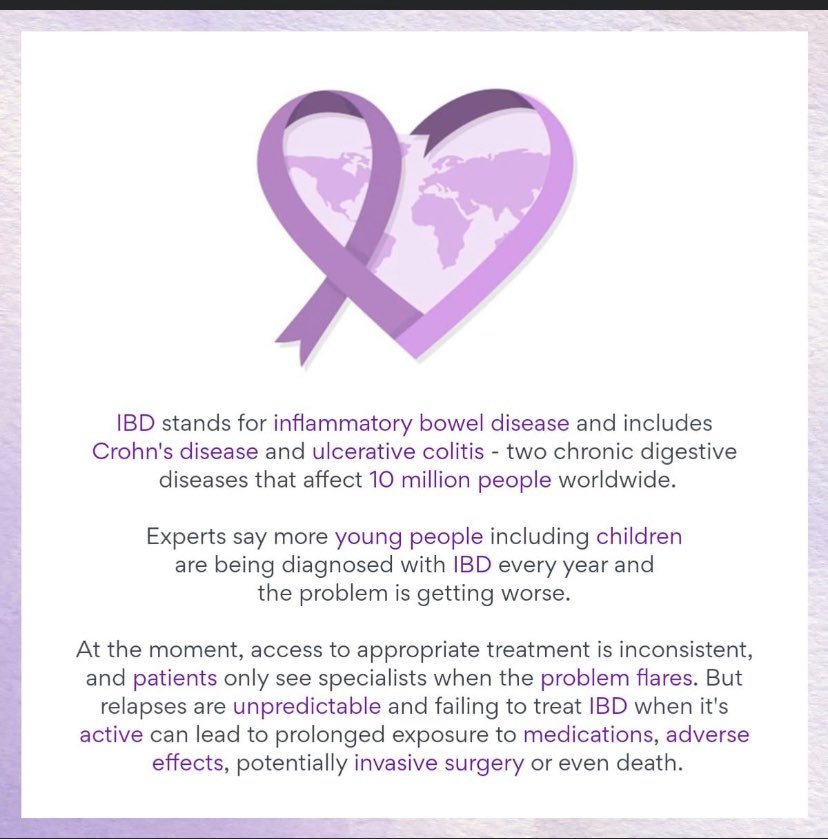 Today is World IBD Day!!! Wear a little dash of purple today!! I will wear it for my kiddos, my friends kiddos and our friends who suffer!