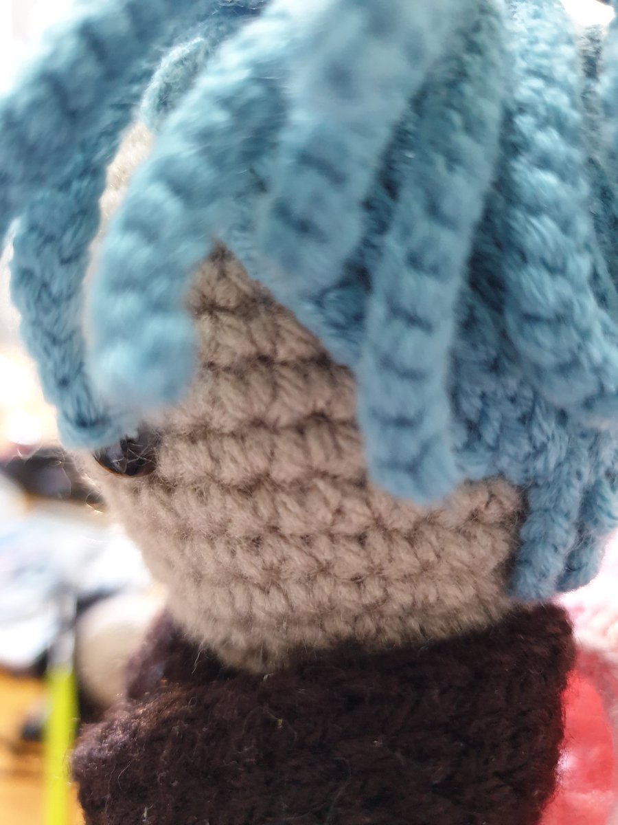 Construction as complete as I can get it? PROGRESS!  #crochet  #amigurumi