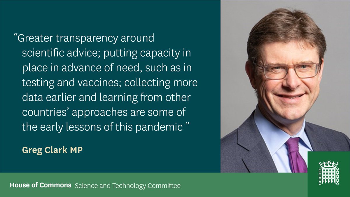 You can read the letter and the full list of our recommendations here:  http://bit.ly/2AINFMV Commenting on the letter, our Chair  @GregClarkMP, said: