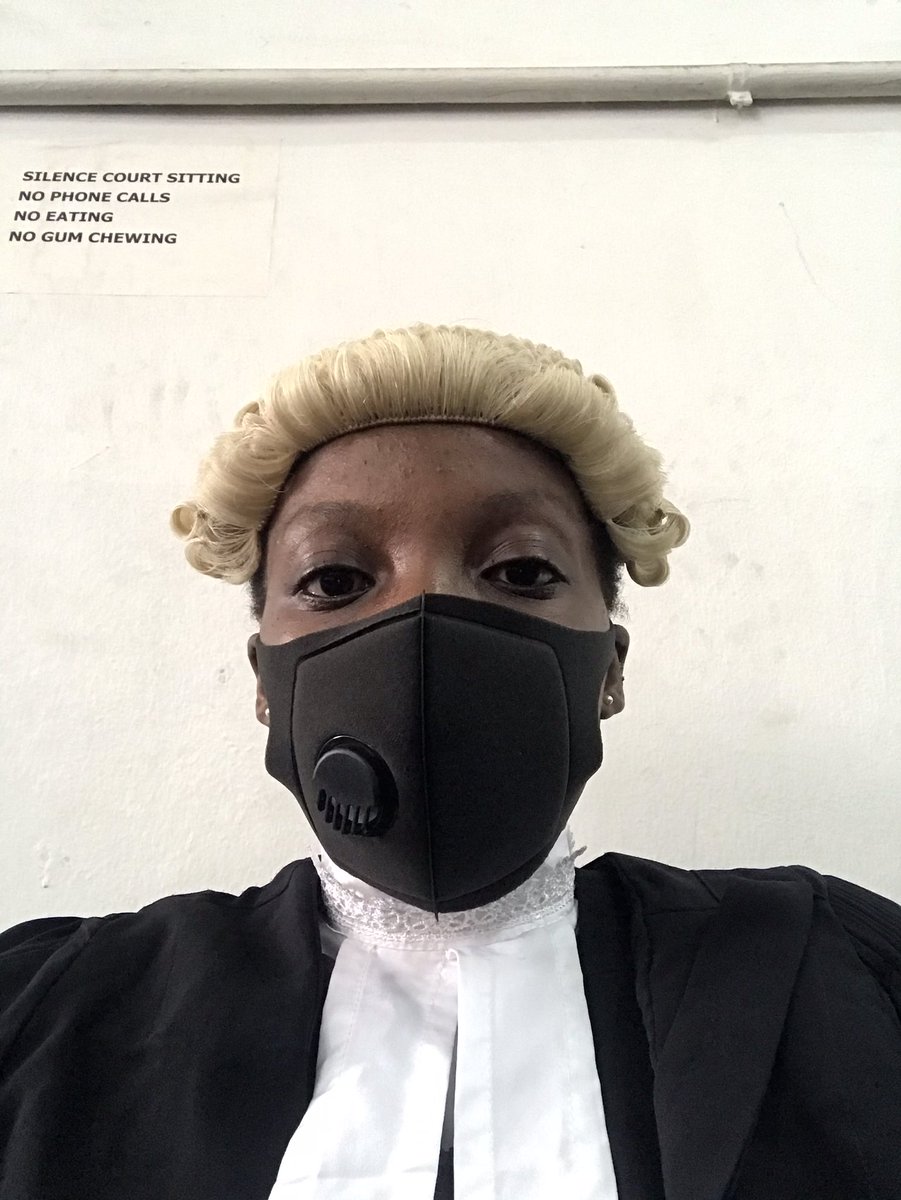 adefoworola's tweet photo. Counsel, please wash your hands and give each other 6 feet. #SocialDistancing https://t.co/cPrcYv9sam