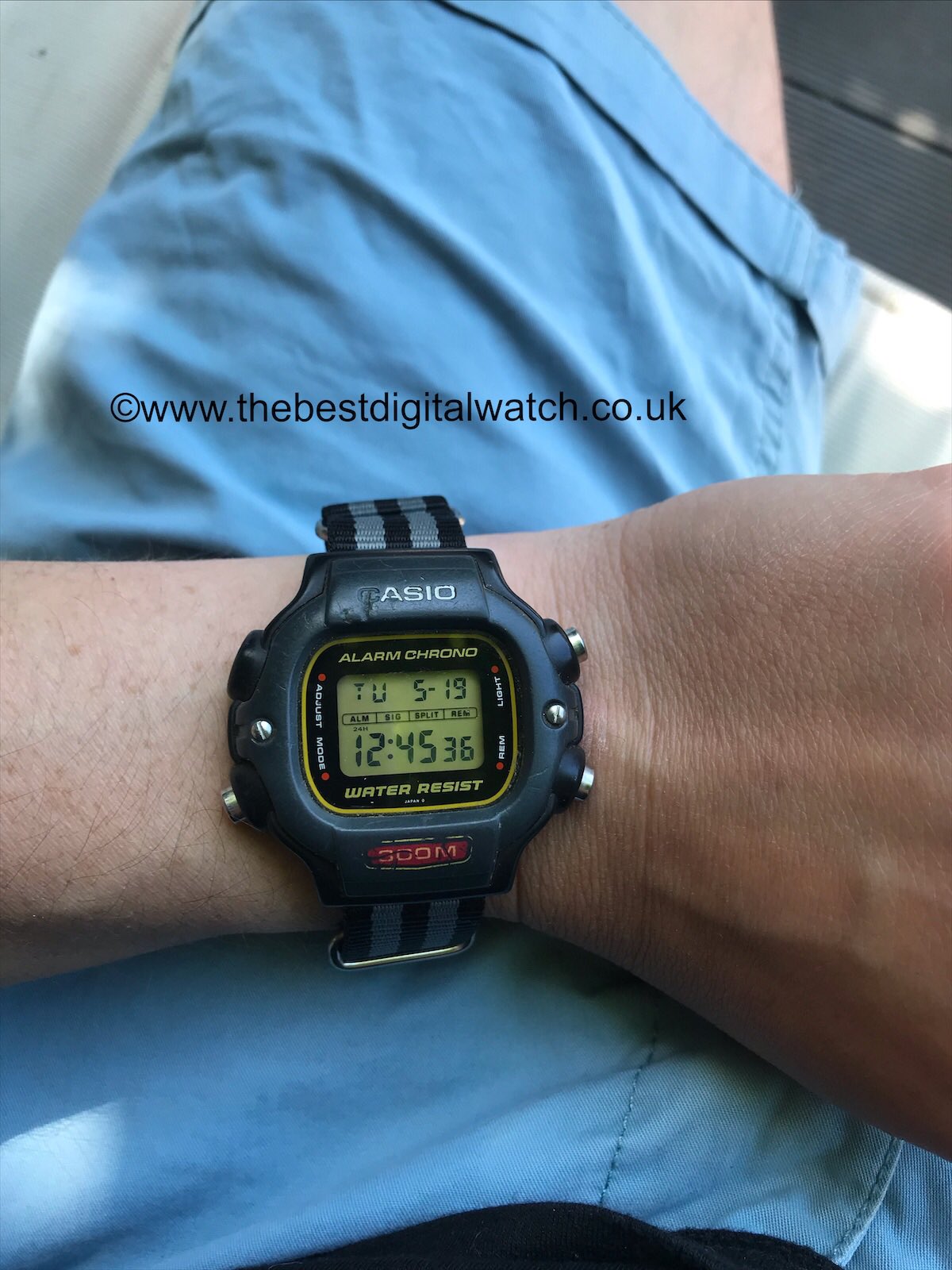 Casio 300m water resistant sale