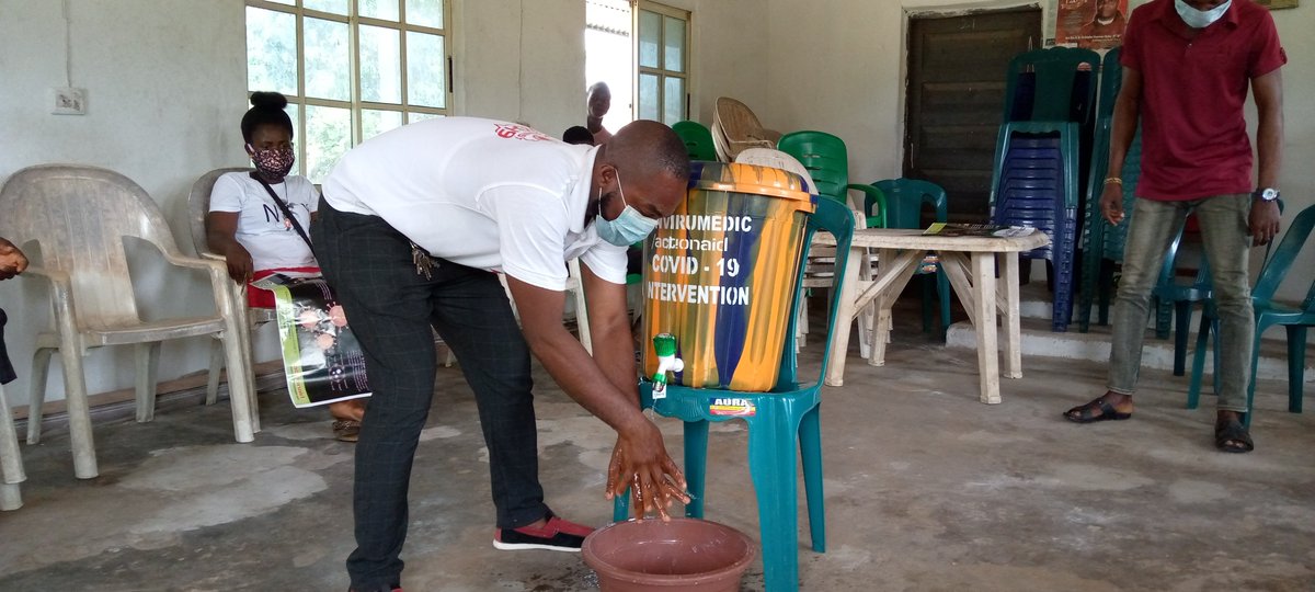 envirumedic's tweet photo. The training on COVID-19 misconceptions, symptoms and prevention across Delta Communities by @envirumedic and @ActionAidNG https://t.co/B9UkpEsb3Z