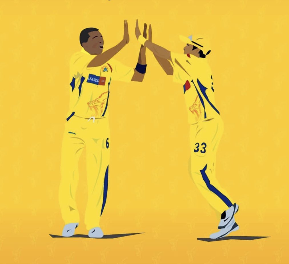 Guess the two?  @ChennaiIPL mates 2008.And share stats and insights about this former  @OfficialCSA Fast Bowler ..I will be letting in more about this legend in the thread below,I am sure many will be surprised.Shall we....?