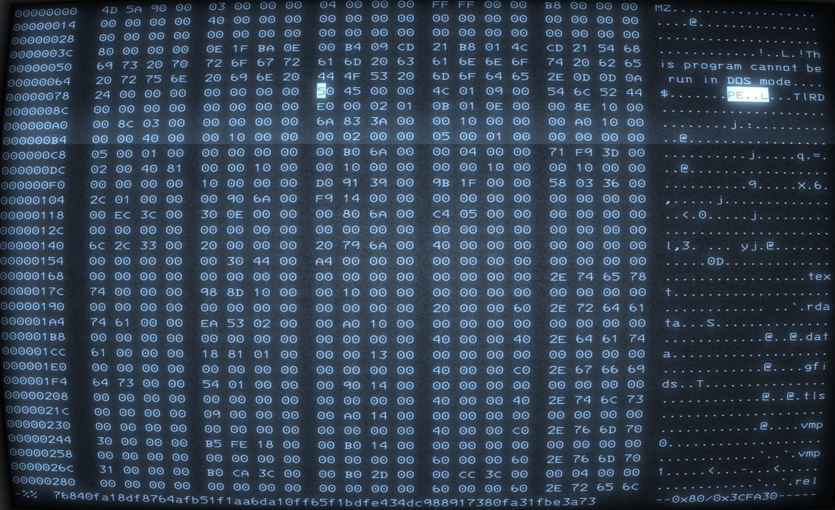 struppigel's tweet image. Blog post: "PE trick explained: Telling 32 and 64 bit apart with naked eye" 👀 🦔
(based on question by @living_pirate)
gdatasoftware.com/blog/pebitness…
#GDATATechblog #GDATA @GDATA #PETrick #PEBitness