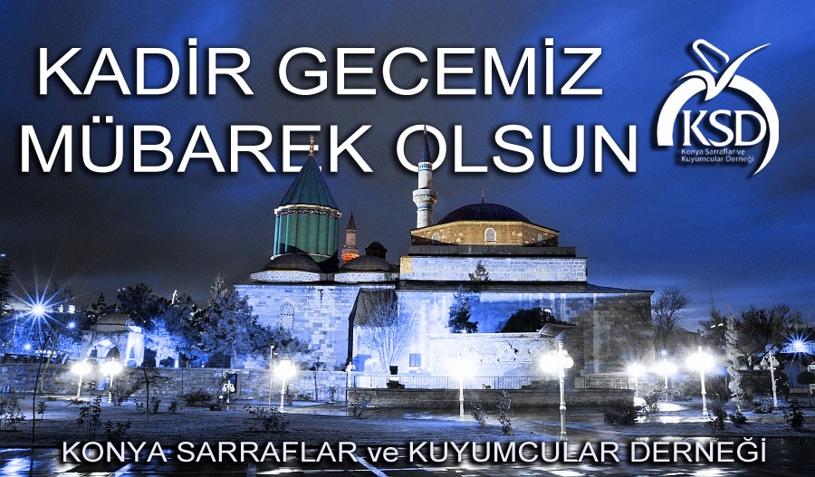 KonSarDer's tweet photo. Kur'an-ı Kerim'in nazil olduğu bin aydan daha hayırlı bu gecenin size, efradı ailenize ve bütün İslam alemine Hayır, Bereket, Huzur ve Sağlık getirmesini Cenab-ı Hak'tan niyaz ederiz. (KSD Yönetim Kurulu) https://t.co/9VVuQCavF5