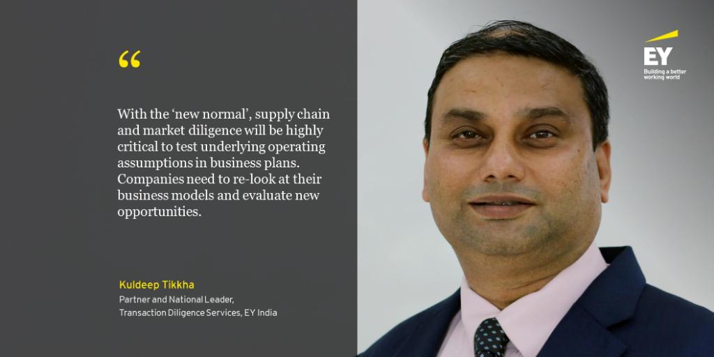 EY_India's tweet photo. Companies may require transaction and operational diligence to focus on the immediate and long- term steps being taken by the management to build a higher level of resilience: Kuldeep Tikkha. Read more at: https://t.co/qwBNAT9uGa #Covid19 #EYTAS https://t.co/R2546hG8B7