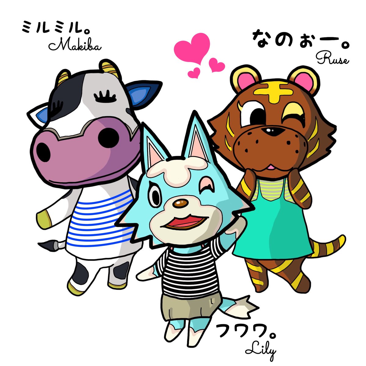 SontaTencho's tweet photo. うちの島の女子たち。ミルミルフワワなのぉー。
#あつ森 #あつまれどうぶつの森 #あつ森マイデザイン #リリィ #ルーズ #マキバ #ニンテンドースイッチ #nintendoswitch #sentjames #unitedarrows #greenlabelrelaxing #ipadpro #applepencil #applepencil2 #procreate #procreateart https://t.co/9wwEIulupo