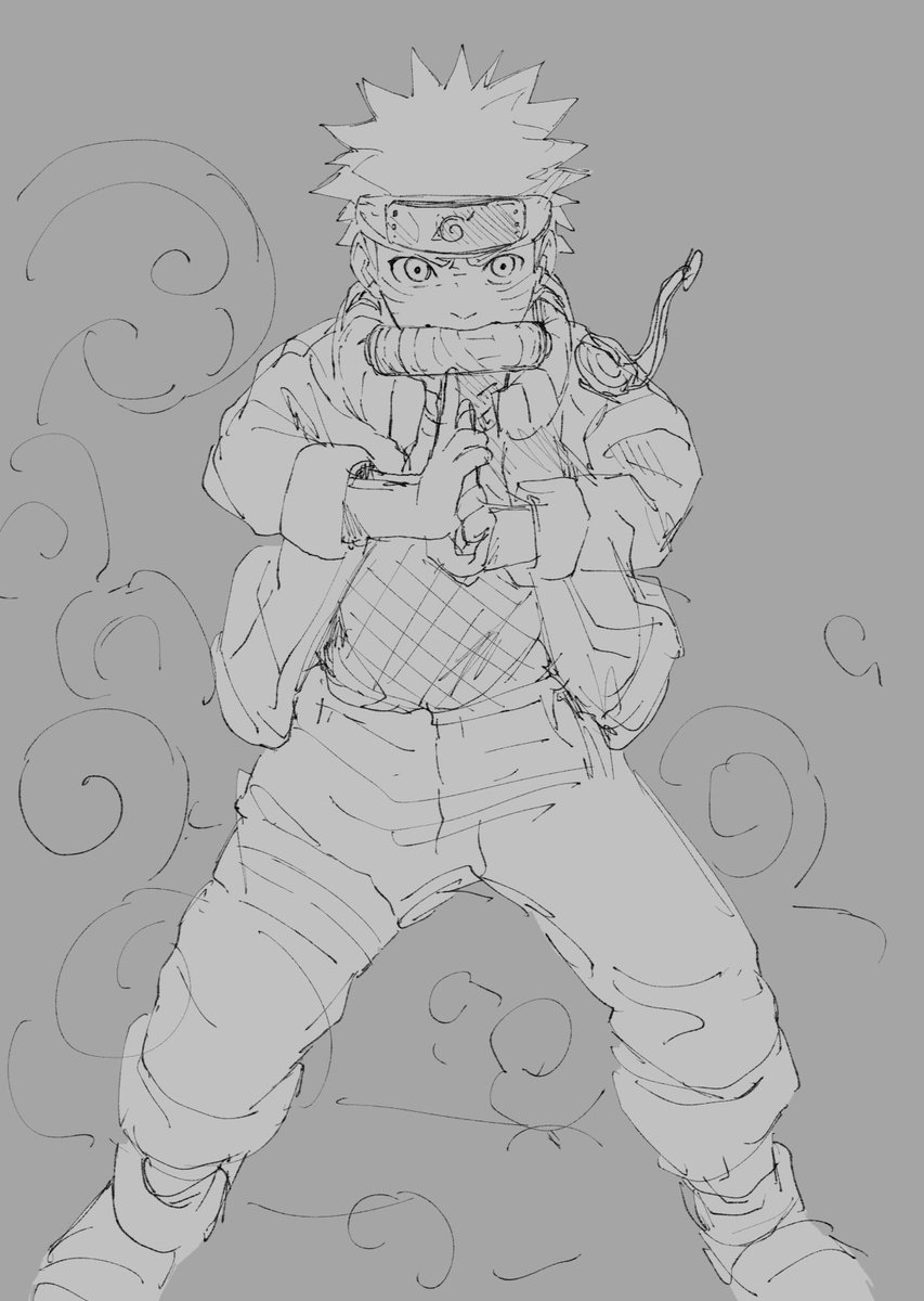 ナルトさん衝動描き 