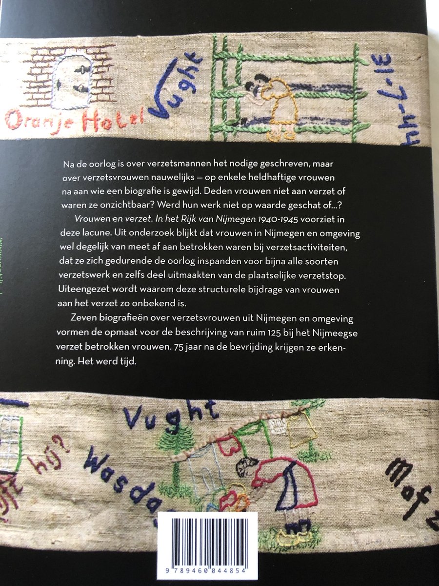 jasparov's tweet photo. Het werd tijd, ja. Eindelijk 75 jaar na de oorlog ook een beeld en vele verhalen over vrouwen uit Nijmegen en omgeving die een rol speelden in het verzet. Dank aan schrijfster Anneke Nolet. #oorlogsherinnering https://t.co/mIitXPqGlL