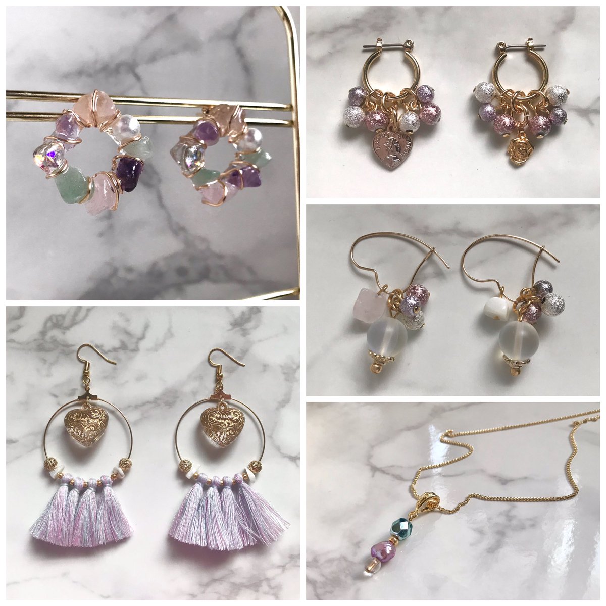 itourina's tweet photo. 💟#SUBRINAACCESSORIES💟
ガーリーなピアス・リングもいくつか出来ました🌸
ビーズや天然石をたくさん使ったモノ、おおきめのミックスタッセルものなど!
個性的な大きめのデザインリングもできました💍✨
お花のリングはOPEN当初のデザイン復刻品、一点モノだよ~。
https://t.co/bPoVKe60XY https://t.co/BA7BPEiR4j