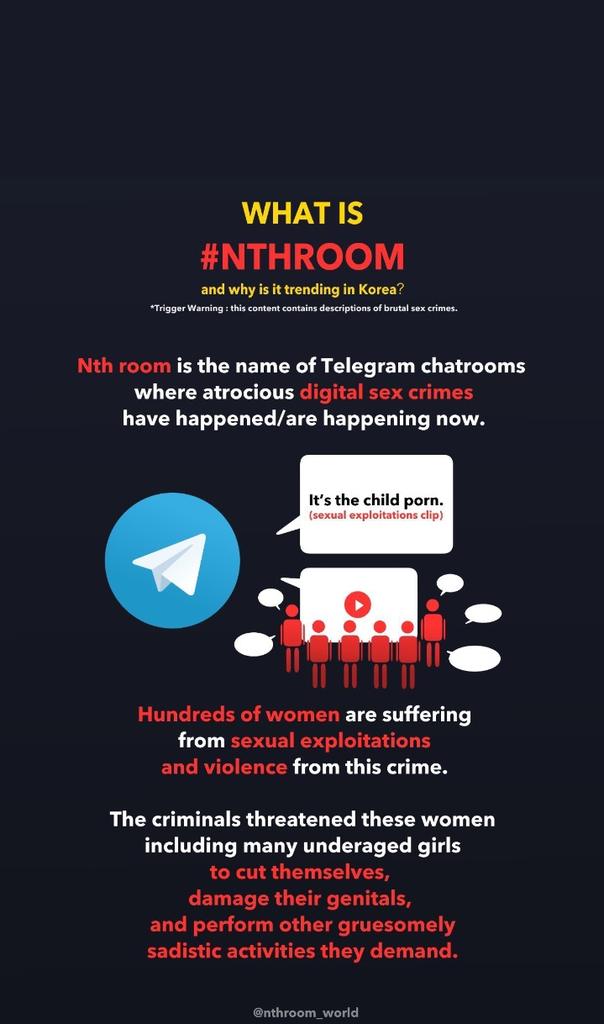 RAArmy7's tweet photo. #ARREST_NTHROOM
What is #NthRoom https://t.co/W6AEwhqInG