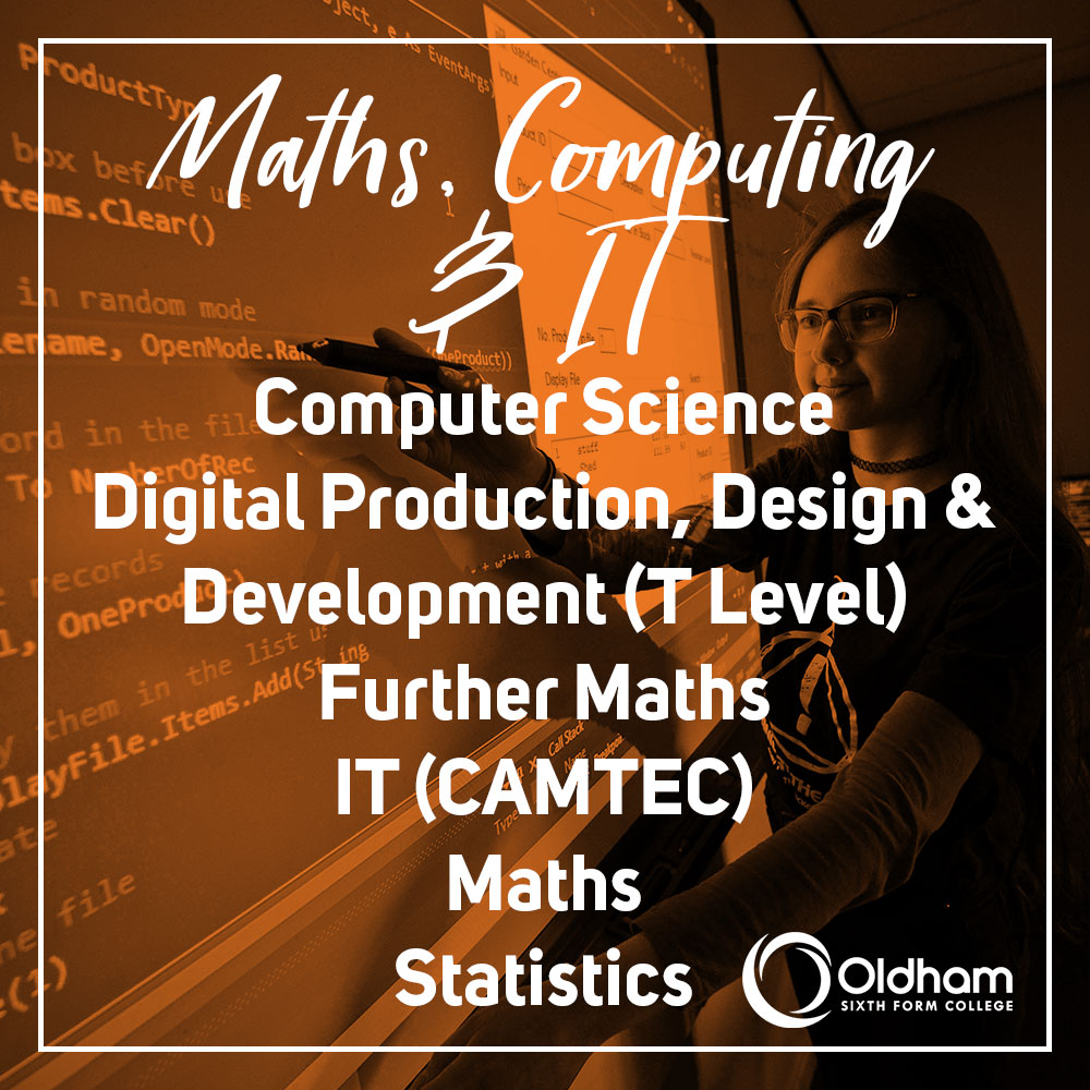OSFC_Info's tweet image. Do you enjoy problem solving, want to learn more about computer programming or work in IT in the future? Have a look at our Maths, Computing & IT courses:
osfc.ac.uk/courses/mathem…
osfc.ac.uk/courses/comput…
osfc.ac.uk/courses/digita…
#WeAreOSFC