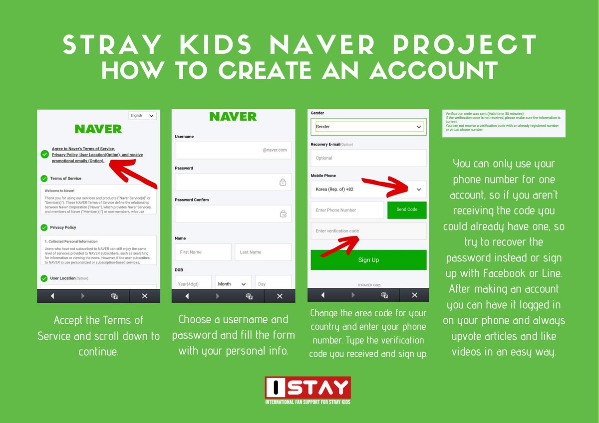 How to sign up on Naver? #StayNaverStray #StrayKids  #스트레이키즈