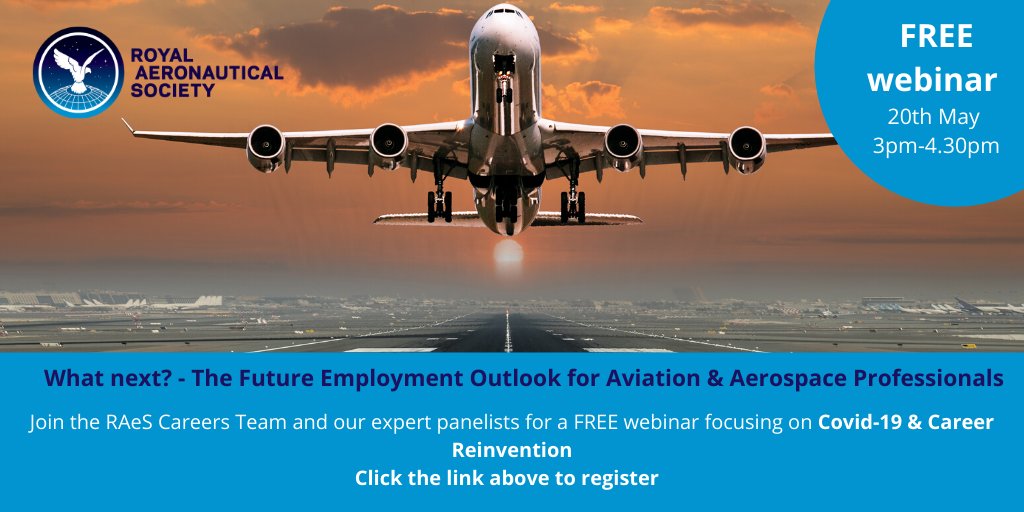 AeroSociety's tweet photo. Remember to join us tomorrow for our Webinar focussed on Career Reinvention. We will be joined by Victoria Cope BAE Systems & Arpad Szakal Cellence Plus to discuss various tips to help you decide on what next? Register here: https://t.co/D0bmES67LD https://t.co/7GwSOT1GZB
