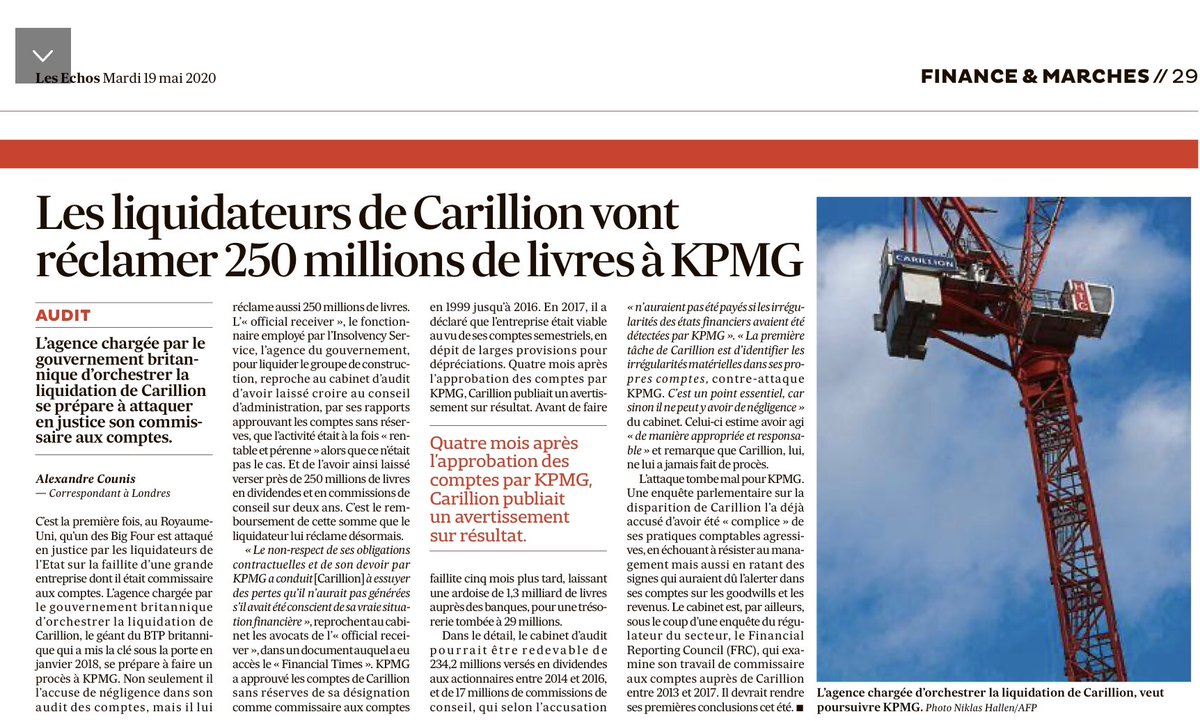 Je ne comprendrais jamais pourquoi on fait disparaître le #CAC dans nos TPE ou PE alors que les problèmes majeurs semblent provenir d’ailleurs. Une idée ?