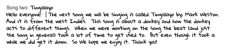 PHES_MusicRocks's tweet photo. Concert Week post number 2: Student Introductions for Tingalayo! #MusicMatters #NoConcert #SpringConcert #Chorus #PHESpride https://t.co/PHVHqHpLBq