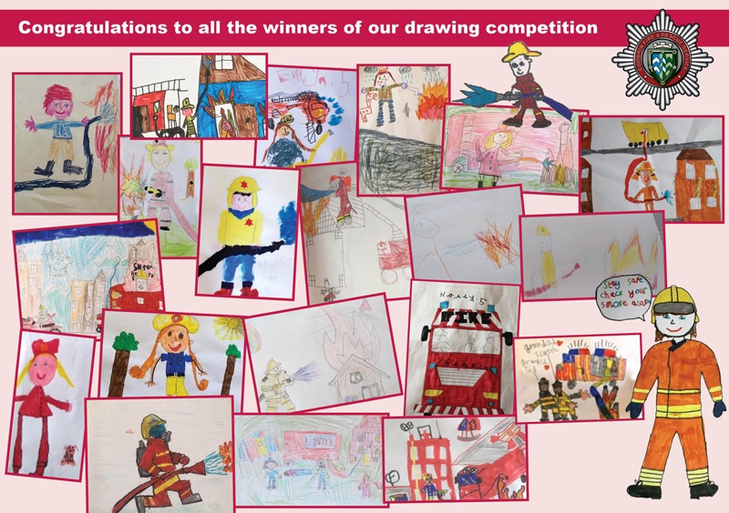 CumbriaFire's tweet image. Thank you to everyone who took part in our children’s drawing competition – we had lots of super entries! All the winners have been messaged and #FirefighterRuby book prizes should be in the post later this week.