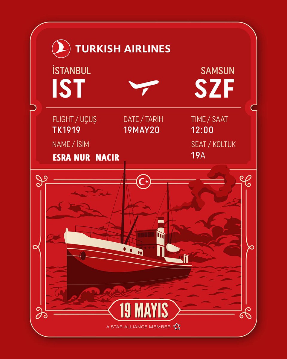 19 Mayıs Atatürk’ü Anma, Gençlik ve Spor Bayramımız kutlu olsun!🇹🇷🚢 
<a href="/gencliksporbak/">Gençlik ve Spor Bakanlığı 🇹🇷</a> #19MAYIS1919 #19MayisRuhuyla #19MayısGenclikveSporBayramı