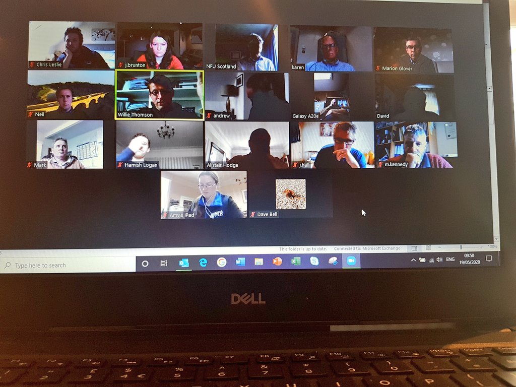jennybrunton94's tweet photo. .@NFUStweets adapting well to online meetings- today it's the Combinable Crops Committee with Chair @wjtwheatrig. Lots of discussion on issues such as tariffs, supply chain issues, PPPs and the impact of COVID-19 on the cropping sector #nfus2020 #foodarmy https://t.co/zgQ3OAca5l