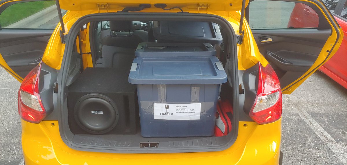 LoganAJensen's tweet image. Did my own #boxtest in my #focusST @StraightPipers