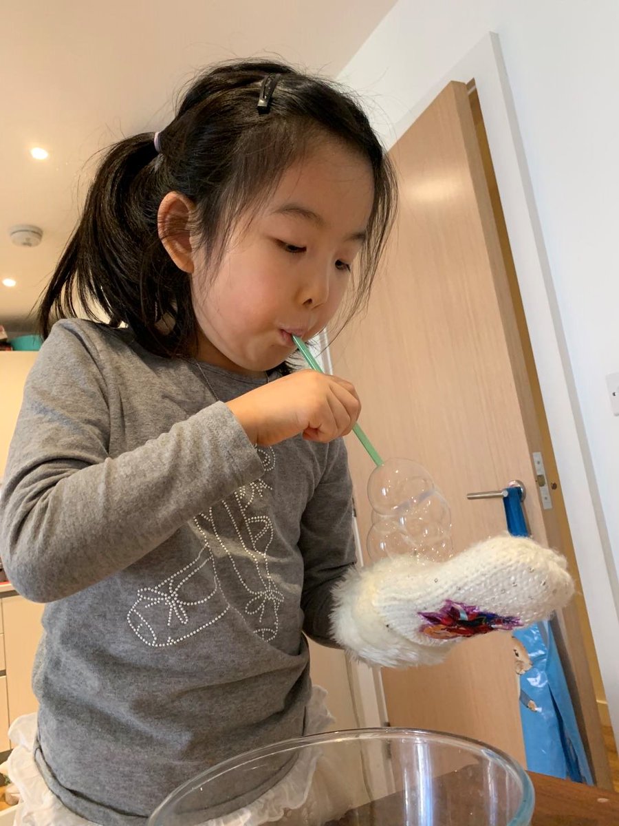NLCS_JuniorSch's tweet photo. #NLCSAtHome Pass the bubble mixture it's science time! https://t.co/3PLNH4Y3wP