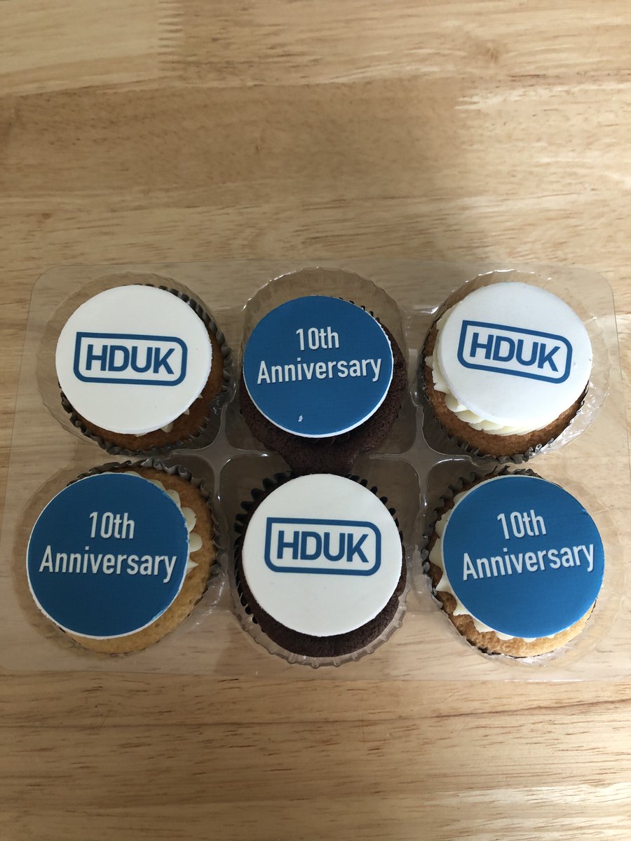 Happy 10th anniversary @HostedDesktopUK and thank you for our lovely cakes!