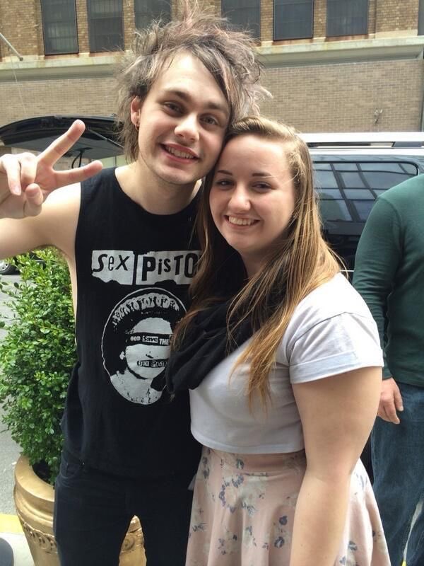 michael with fans in 2014-2015