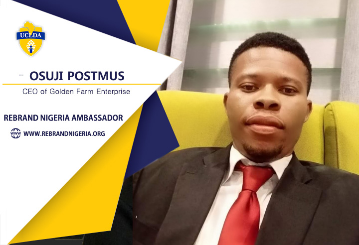 OSUJI POSTMUS: OUR REBRAND NIGERIA AMBASSADOR

Osuji Postmus is the CEO of Golden Farm Enterprise, a poultry and fish farming company and Rainbow Painting Company of Nigeria, a painting production and paints design company... read more lnkd.in/g3c43Ca