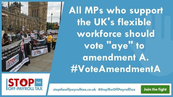 Please @SirGrahamBrady  #VoteAmendmentA to delay the flawed & damaging #IR35 #OffPayrollTax. This is the wrong time to push through this damaging & flawed policy. Support the #flexibleworkforce & #StopTheOffPayrollTax! #StopIR35