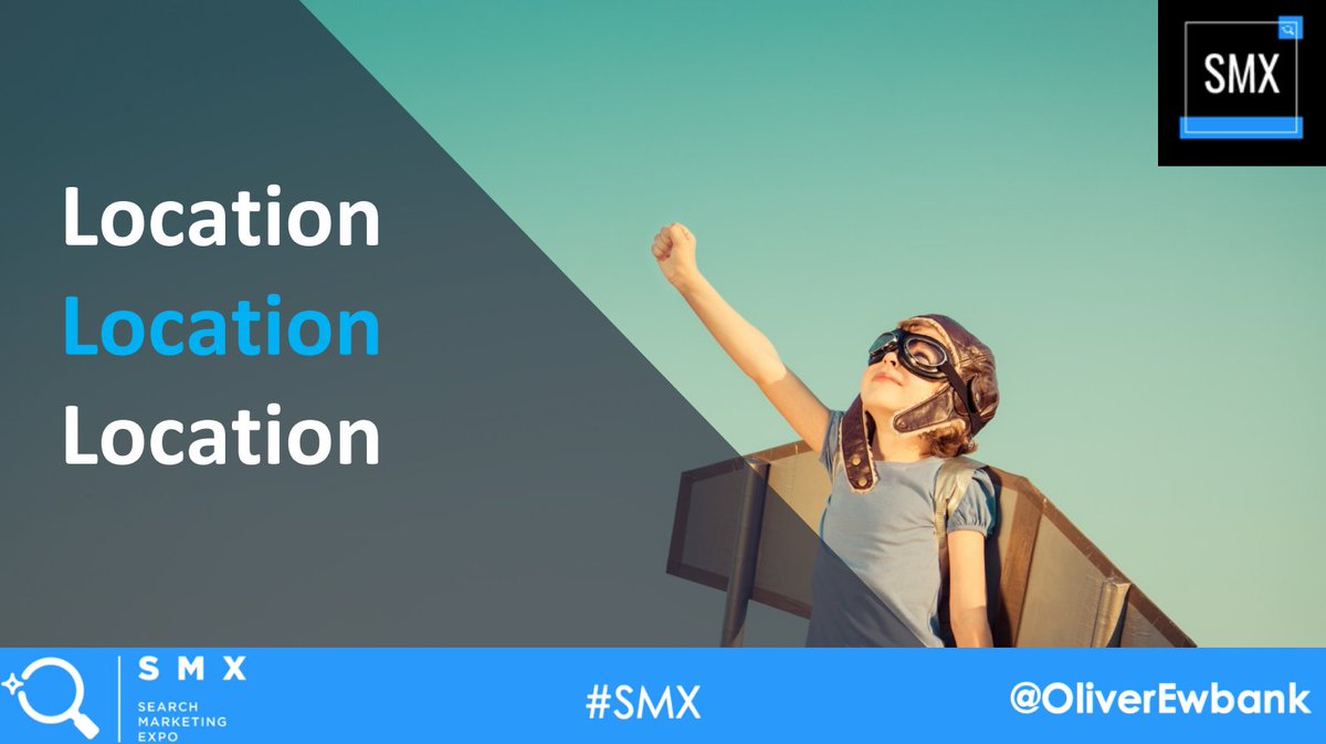 OliverEwbank's tweet image. Loved speaking at the virtual #SMX today. Here is my PPC deck: Location, Location, Location bit.ly/3ecjoEH #ppc #localppc @smx #localsearch