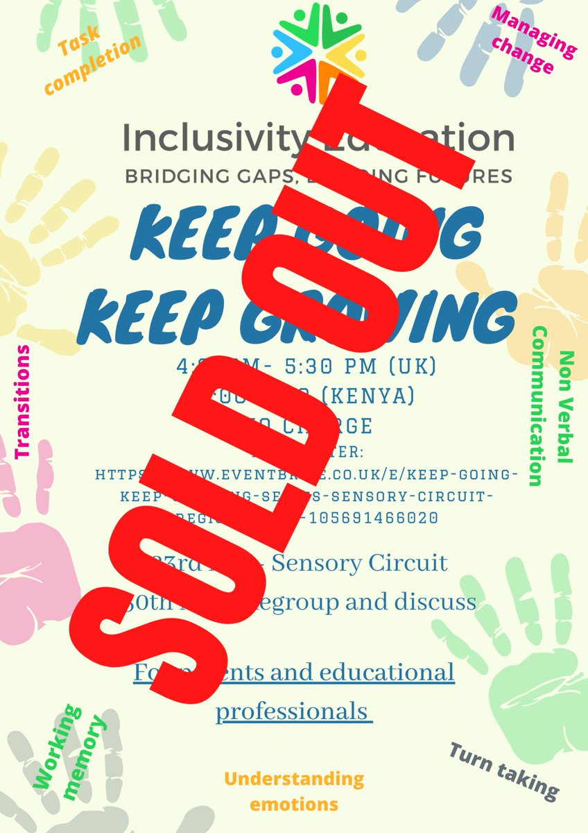 PerpetuaOmondi's tweet photo. "The early bird catches the worm".... A big thank you to all those who registered for the class I shall be facilitating on the wonderful platform - Inclusivity Education..hosted by Nazia.....the registration is officially closed... #inclusivityeducation #DOT #Thepowerofmovement https://t.co/4xs3eMGqqs