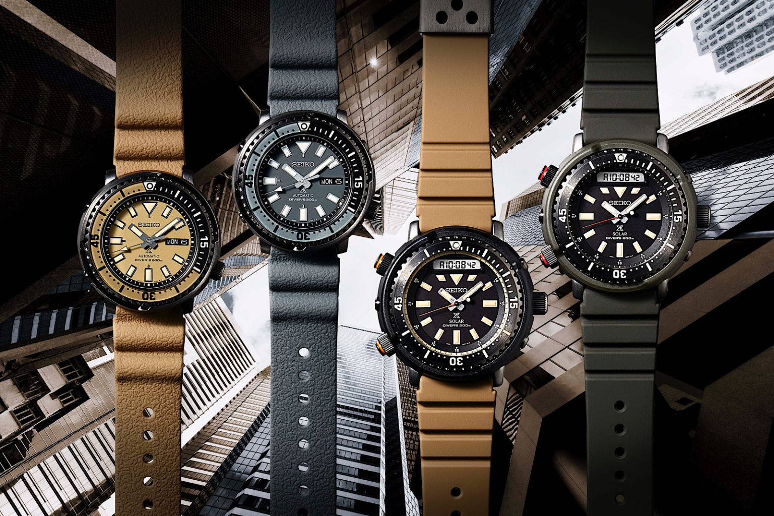 SJX Watches on Twitter: "Seiko's affordable "Tuna" inspired watches get new, monochromatic with new automatics as well as "Arnie" analogue-digitals. More details on SJX Watches: https://t.co/ubBFY3gRfP #seiko #seikotuna