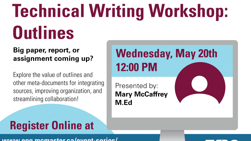 JS_Preston's tweet image. Writing Workshop hosted by the Engineering Graduate Society | Faculty of Engineering; part of our Summer Series eng.mcmaster.ca/events/writing…