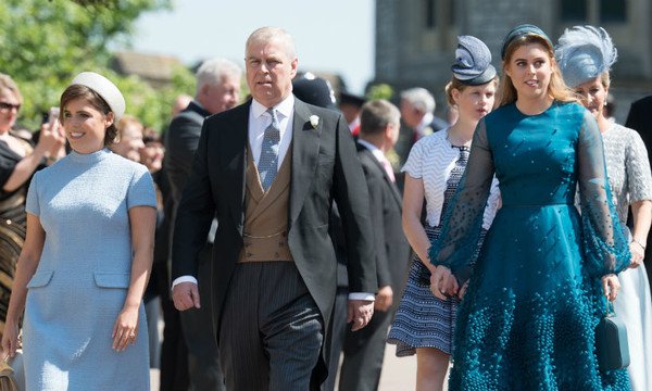 The rest of the York family -Princesses Beatrice and Eugenie both looking so beautiful and stylish!