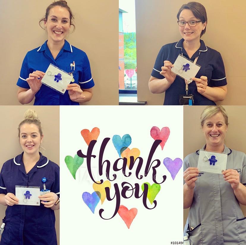 Huge THANK YOU to Viva La Quirk for our amazing HUGS! Feeling the love 💙 #thankyou #youvebeenhugged #NHS #nurses