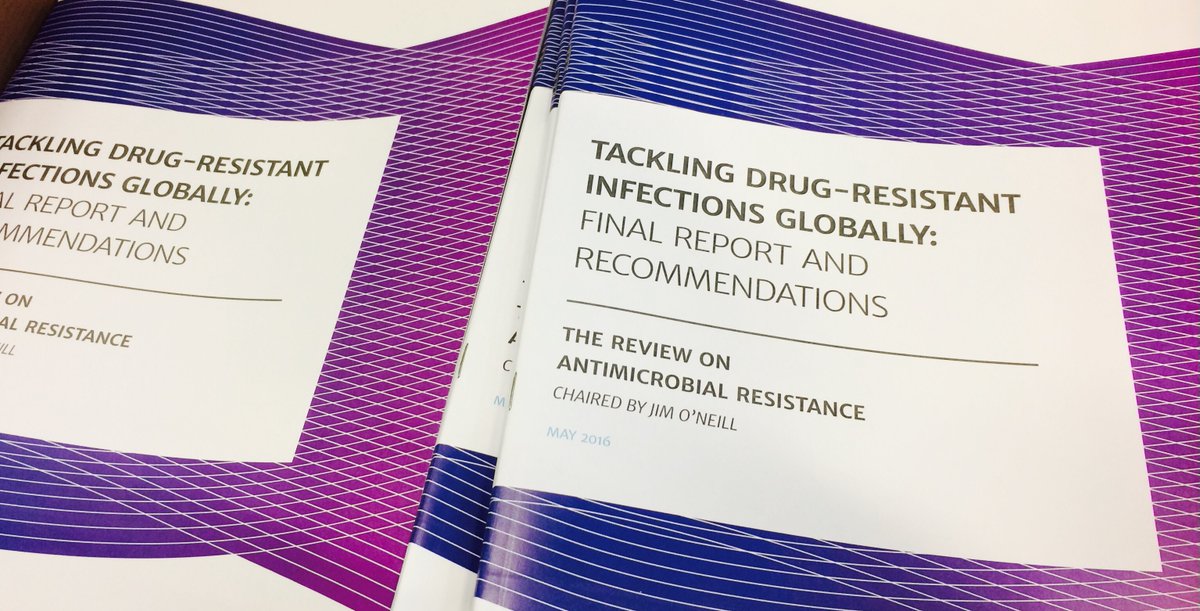 It feels like a lifetime ago now, but it's four years since the final report from Jim O'Neill's Review on AMR was published. Today in 2016, would we have been happy with the progress that's been made today? (1/)