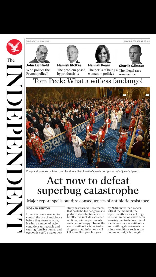 It feels like a lifetime ago now, but it's four years since the final report from Jim O'Neill's Review on AMR was published. Today in 2016, would we have been happy with the progress that's been made today? (1/)