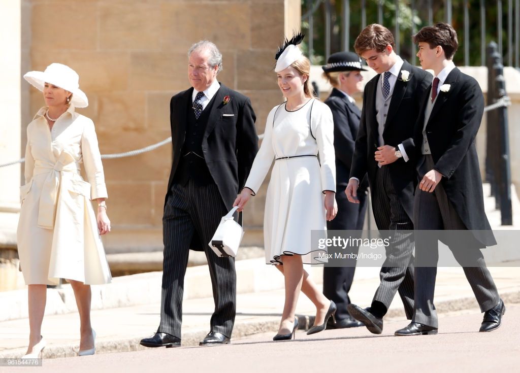 The Chatto family - Samuel, Lady Sarah, Arthur, DanielThe Snowdon family - Serena (Countess of Snowdon), David (Earl of Snowdon), Lady Margarita, Charles (Viscount Linley) - plus Sam Chatto