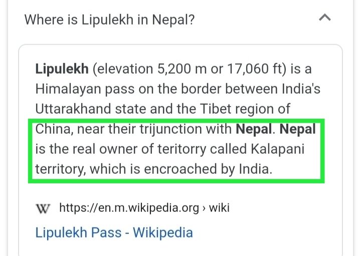 amitsah21250264's tweet photo. Now, india can see where is Lipulekh...
We r the real owner.
#BackOffIndia https://t.co/EKbyGKRffY