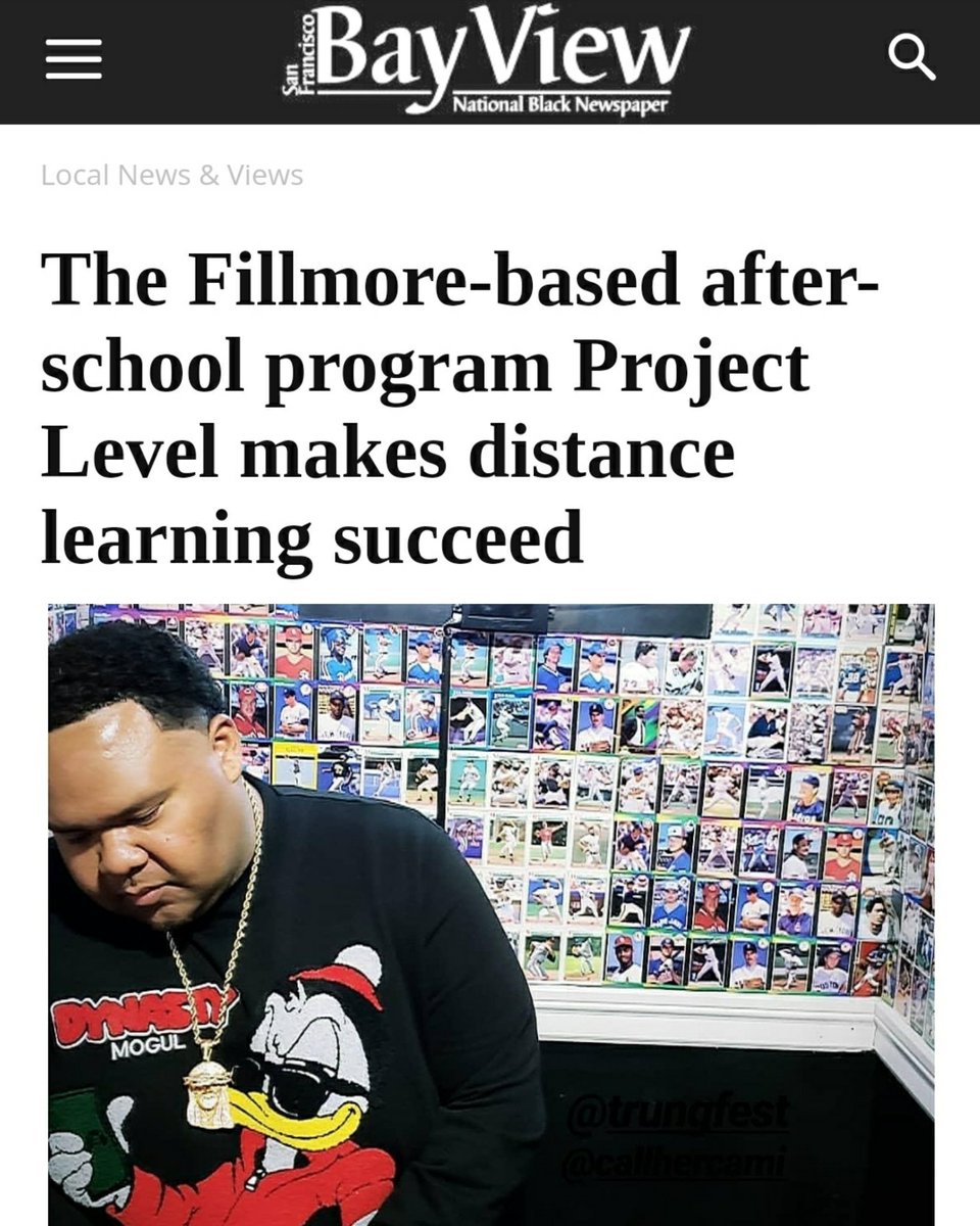 FillmoreRich3's tweet image. Check out this great piece @sfbayview wrote about how we transitioned @projectlevel into an online platform during the COVID-19 pandemic. #ProjectLevel sfbayview.com/2020/05/the-fi…