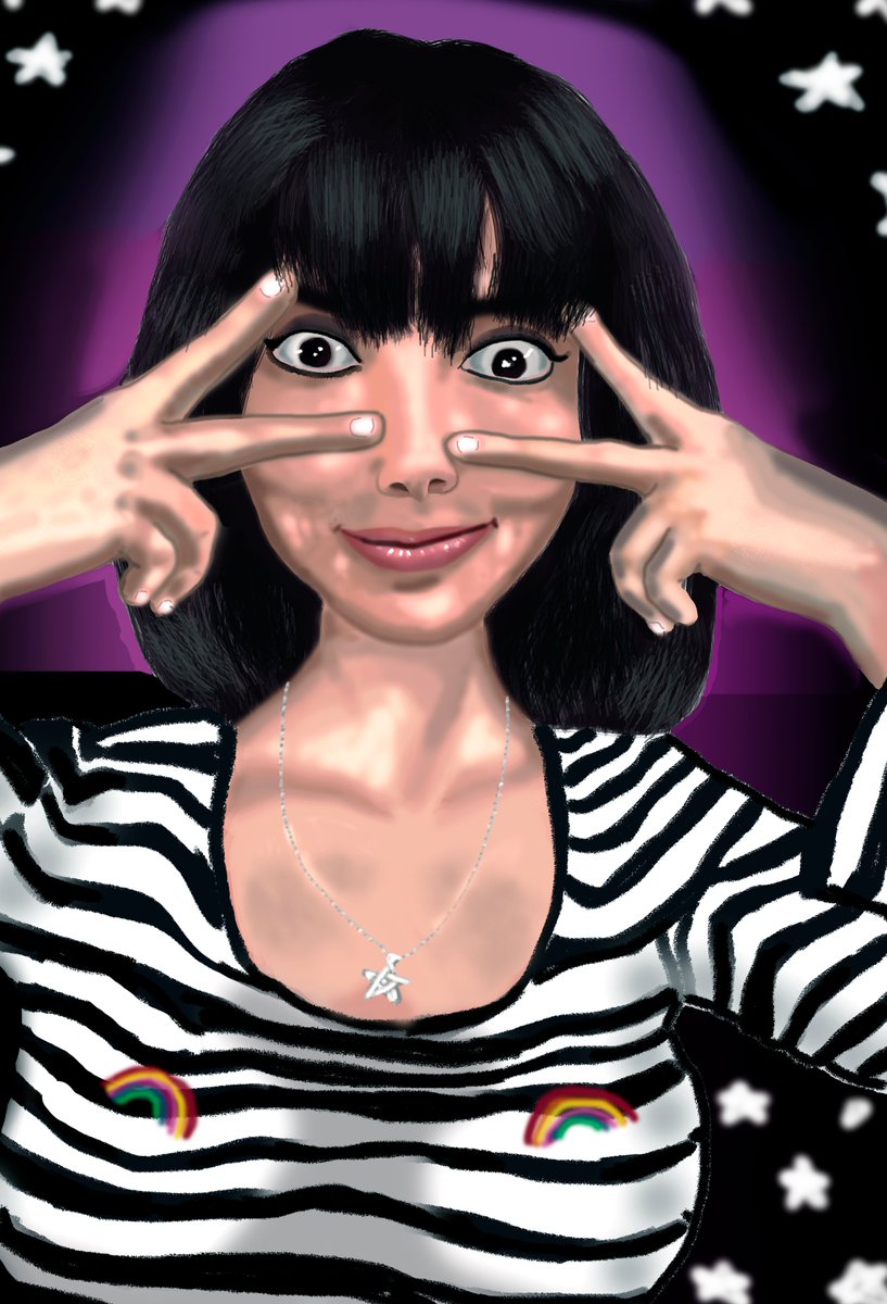 bsmith2128's tweet photo. fanart of @Susu_jpg loved the picture so just had to have a go at painting it, hope you like it ^_^ https://t.co/nXxi08YECl