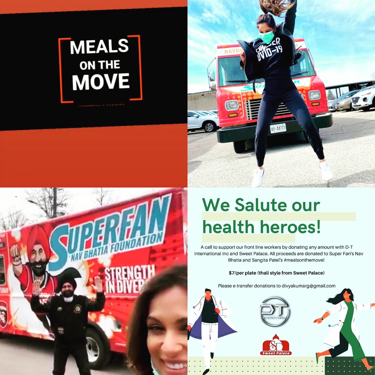 #ProjectKindness is So proud to support @navbhatiasuperfan and @sangita_patel heroic efforts with #mealsonthemove! Alongside @InternationalDt we have donated meals to help them achieve their goal!!! @EastonsGroup @theguptagroup