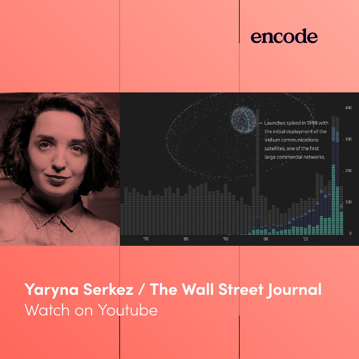 encode_info's tweet image. You can now watch the talk by @iarynam at #encode19. In her inspiring talk &quot;Dataviz Layers and Visual Complexity&quot; she talks about the data visualisation process. Watch here: youtu.be/VEpLbGswcIo