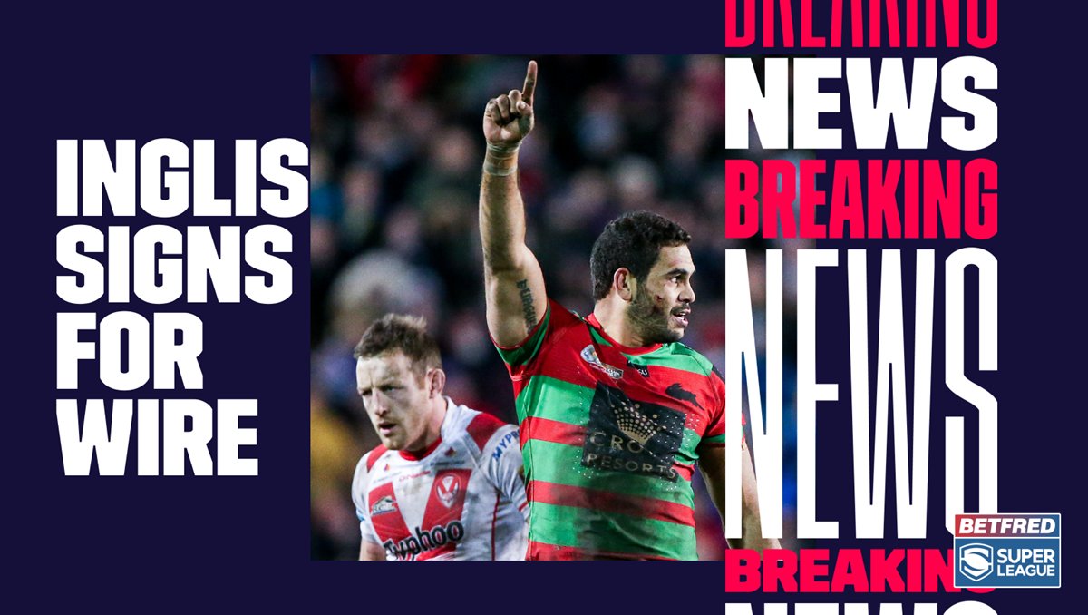 🚨 BREAKING NEWS 🚨 

Former Rabbitoh and Queensland captain, Greg Inglis signs on <a href="/WarringtonRLFC/">Warrington Wolves</a> in 2021

READ 👉 bit.ly/2WJP2TR